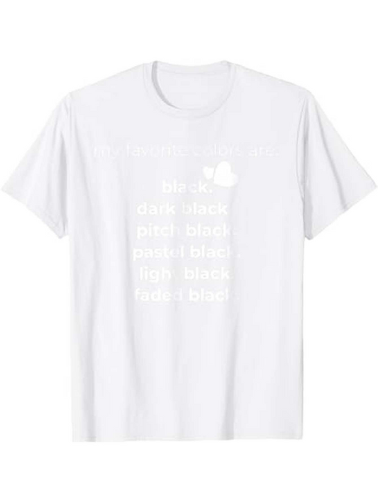 Men's Graphic T-Shirt Hen Peck Cluck Quack Oink Moo Baa Neigh Animal Sound White T Shirt