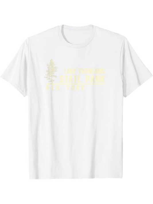 Men's Graphic T-Shirt Delicate Faded Script With Subtle Palm Leaf And Light Brushstroke T Shirt