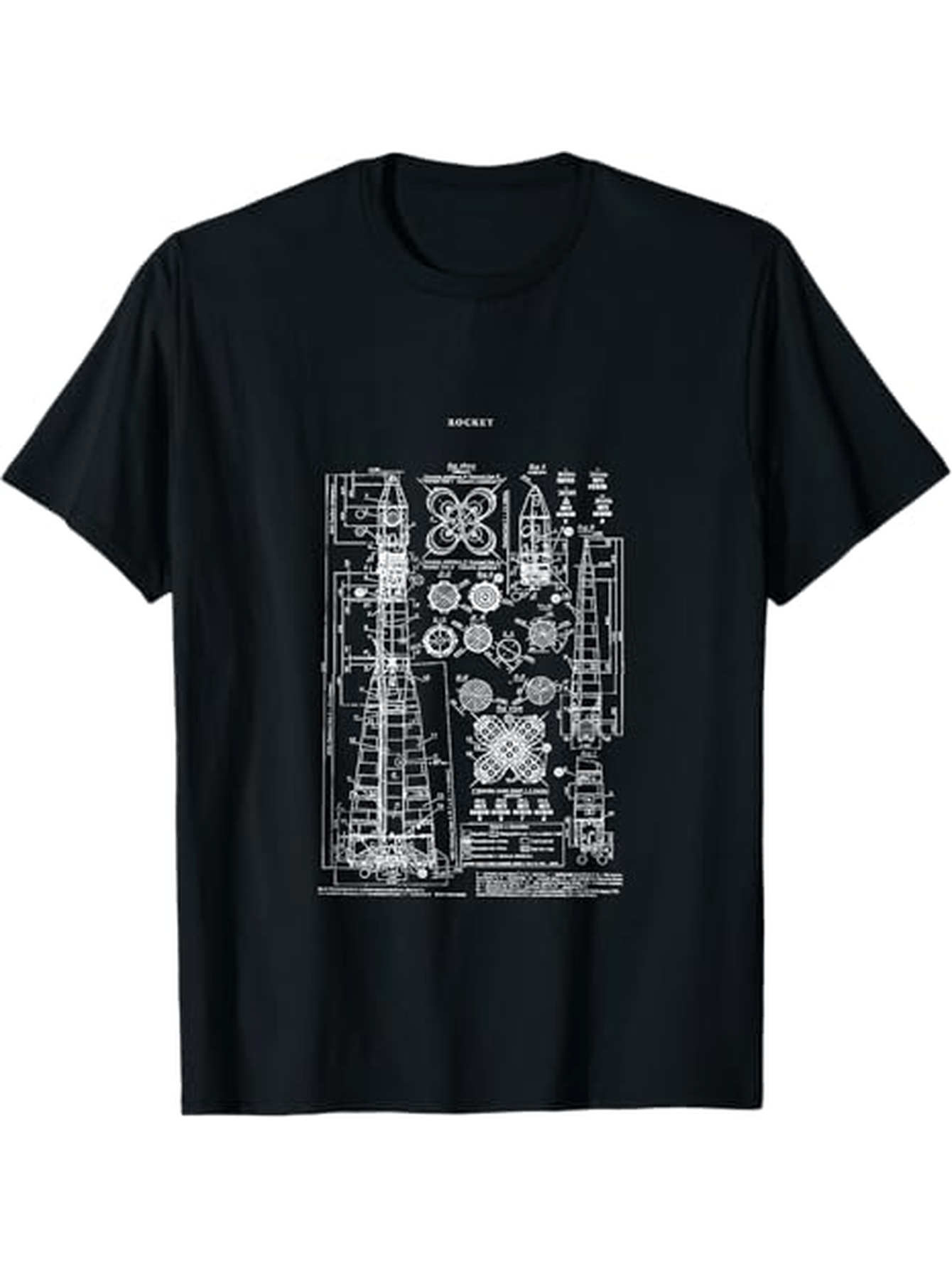Men's Graphic T-Shirt Technical Blueprint Print With Intricate Circuit Details And Schematic Elements Machine