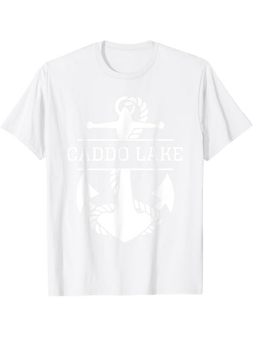 Men's Graphic T-Shirt Good Vibes Nautical Rope And Anchor Design White Anchor