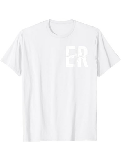 Men's Graphic T-Shirt Minimalist Bold White Letters On Soft Cotton Shirt