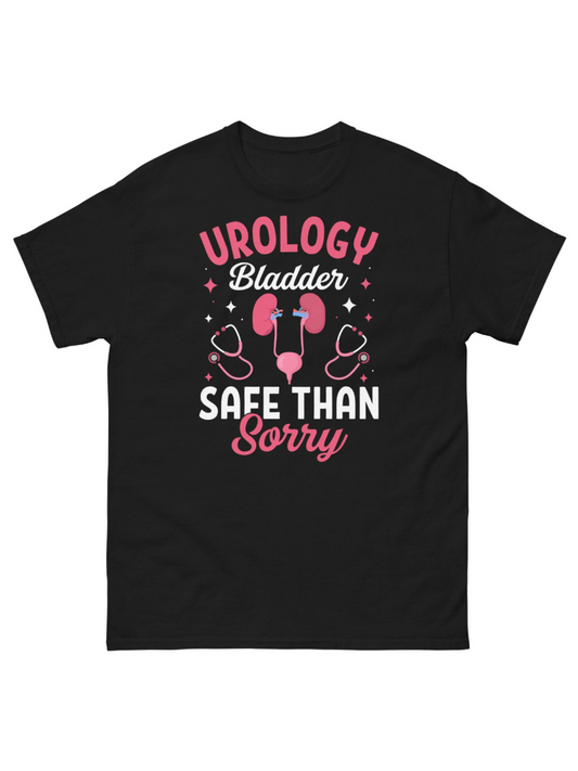 Men's Graphic T-Shirt Urology Bladder Safe Than Sorry Cartoon Organ Graphic T Shirt