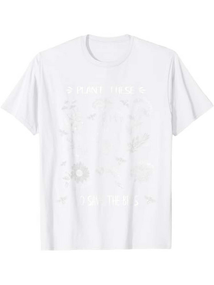 Men's Graphic T-Shirt Blossoming Dandelions Among Gentle Breeze White Flowers