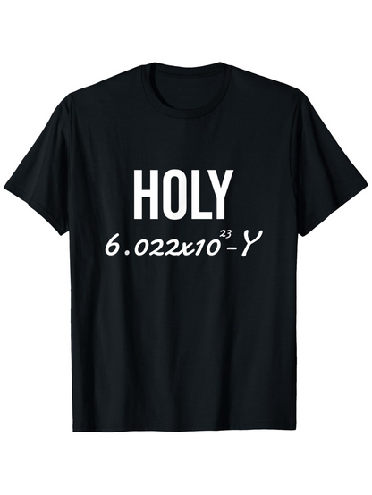 Men's Graphic T-Shirt Holy White Science Number With Chemistry Equation Shirt