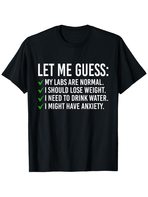 Men's Graphic T-Shirt Let Me Guess Funny Checklist With Green Check Marks T Shirt