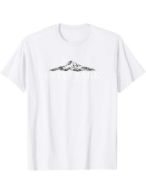 Men's Graphic T-Shirt Snow Capped Rugged Rocky Peaks Under Cloudy Sky Mountain