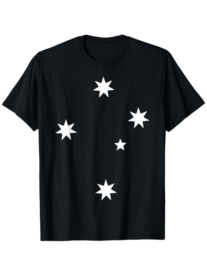 Men's Graphic T-Shirt Night Sky With Scattered Bright Shining White Star Shapes