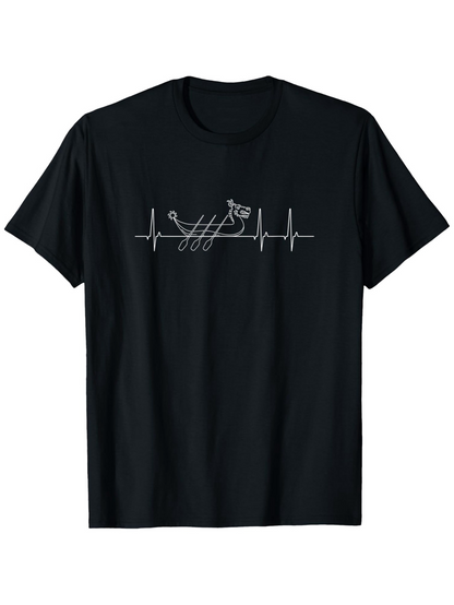 Men's Graphic T-Shirt Heartbeat Pulse Line With Manual Gear Shift Pattern Illustration