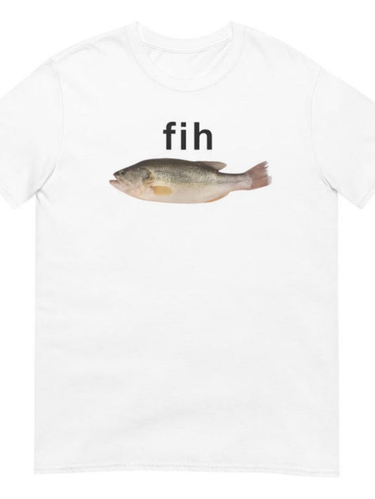 Men's Graphic T-Shirt Fih Naturalistic Watercolor Texture Lifelike Realistic Swimming Fish