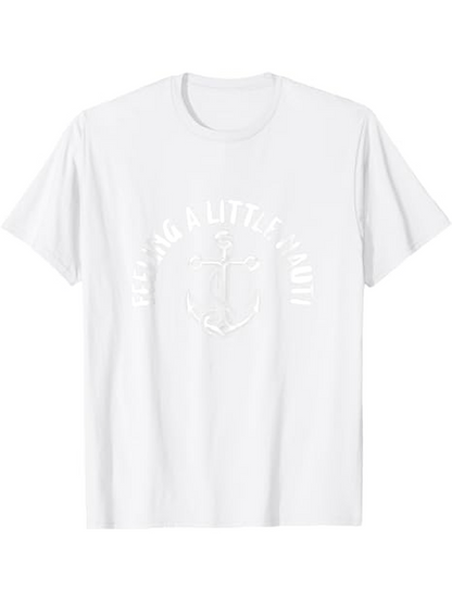 Men's Graphic T-Shirt Feeling A Little Nautical With Rope And Anchor Graphic T Shirt