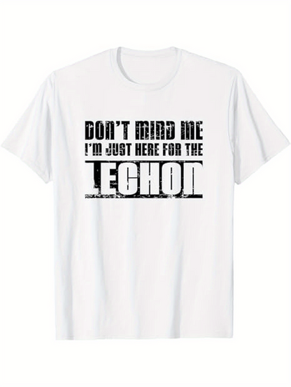 Men's Graphic T-Shirt Dont Mind Me Bold Text With Modern Block Lettering Lechon