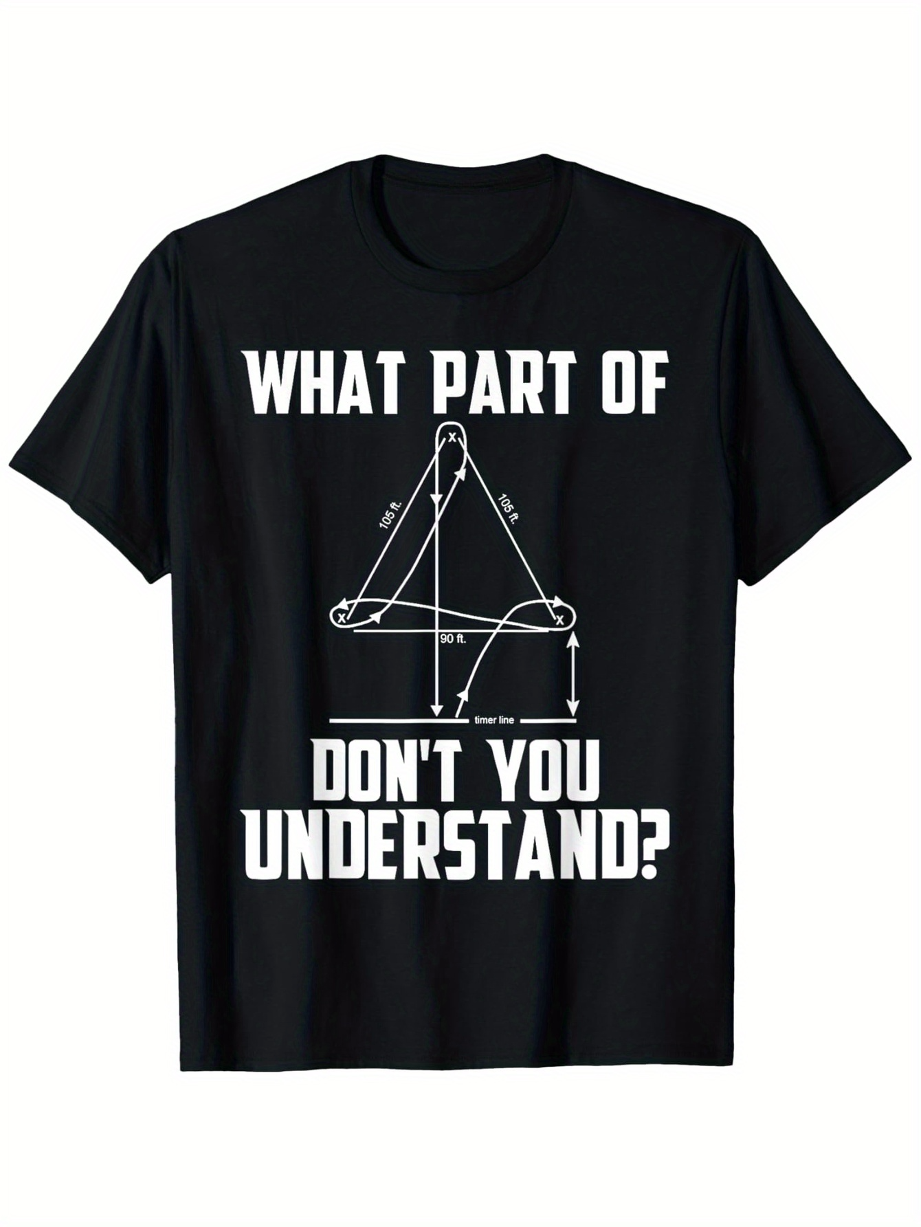 Men's Graphic T-Shirt What Part Of Dont You Understand Complex Mathematical Diagram