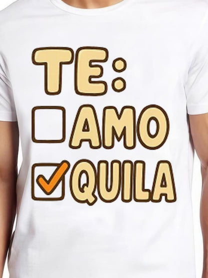 Men's Graphic T-Shirt Te Amo Tequila Funny Quote