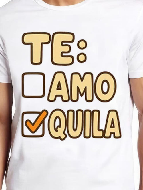 Men's Graphic T-Shirt Te Amo Tequila Funny Quote