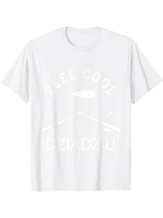 Men's Graphic T-Shirt Reel Cool With Fishing Rods And Lure Graphic T Shirt