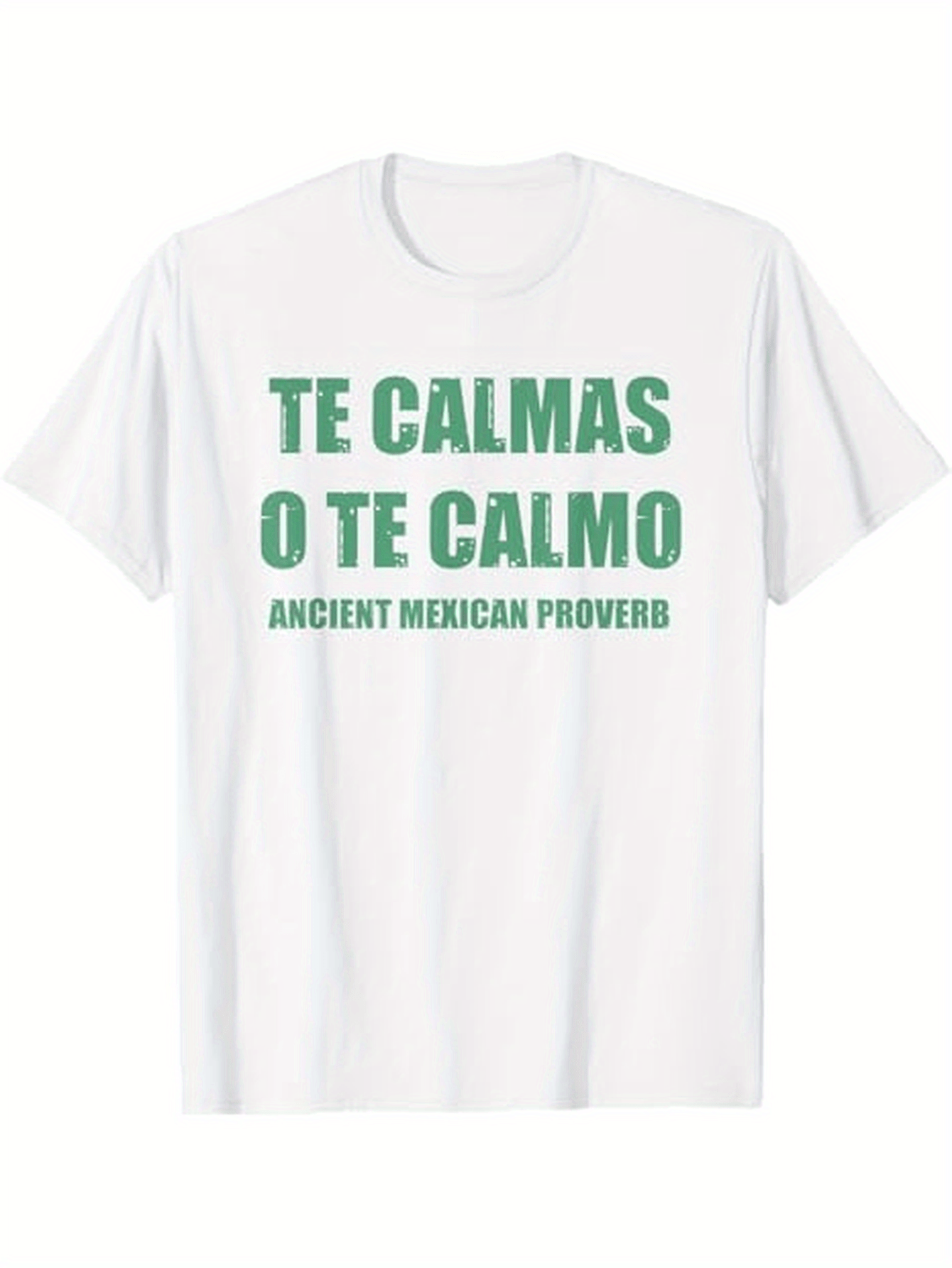 Men's Graphic T-Shirt Ancient Mexican Proverb With Bold Lettering Statement