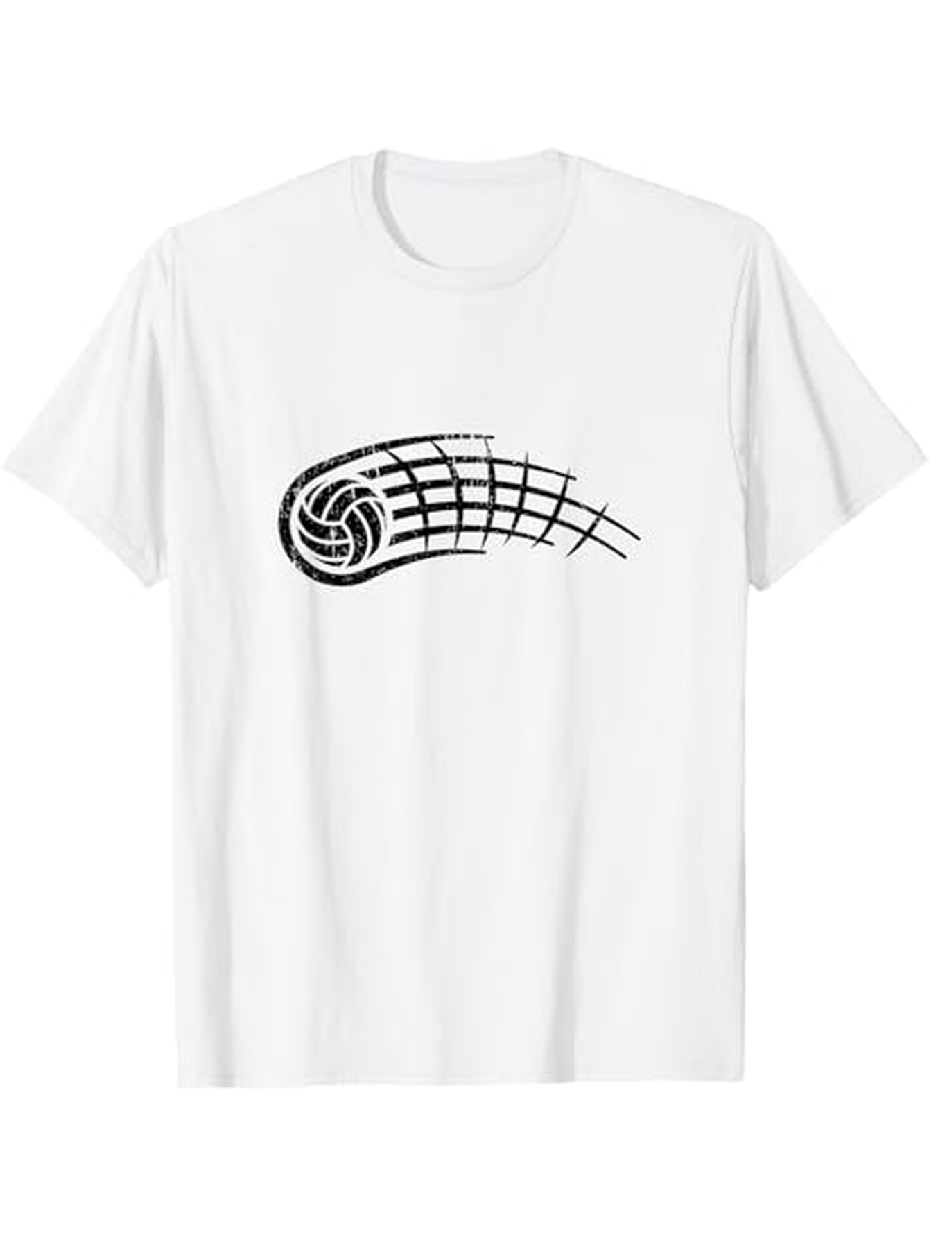 Men's Graphic T-Shirt Dynamic Spiral Grid Pattern Flowing Energy Comet