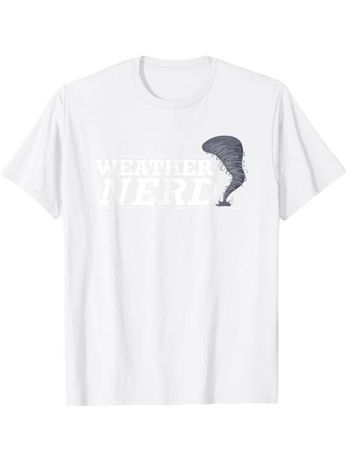 Men's Graphic T-Shirt Weather Here Stormy Skies With Swirling Tornado Cloud