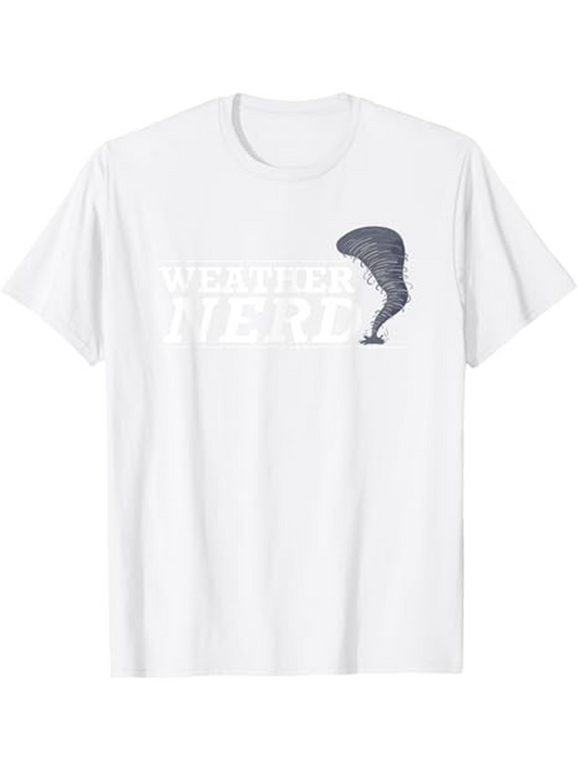 Men's Graphic T-Shirt Weather Here Stormy Skies With Swirling Tornado Cloud