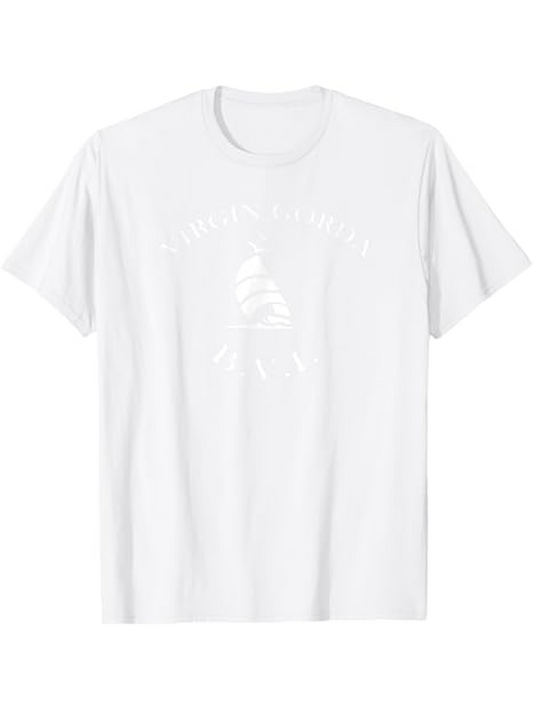 Men's Graphic T-Shirt Distressed Vintage Toned Seashell With Delicate Sun Ray Accents Seashell