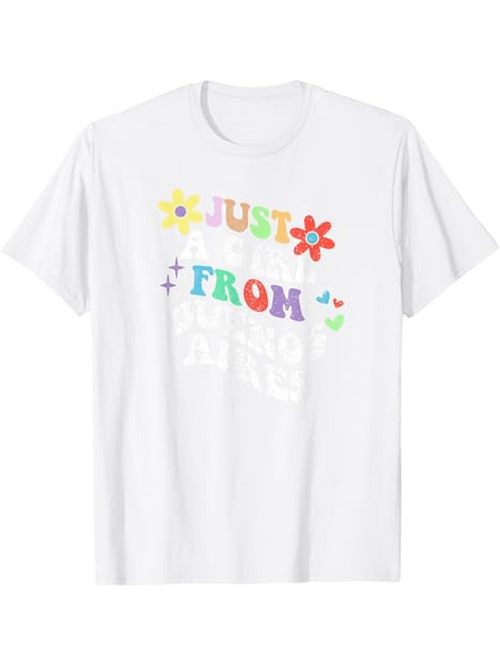 Men's Graphic T-Shirt Just From Colorful Flowers And Playful Stars T Shirt