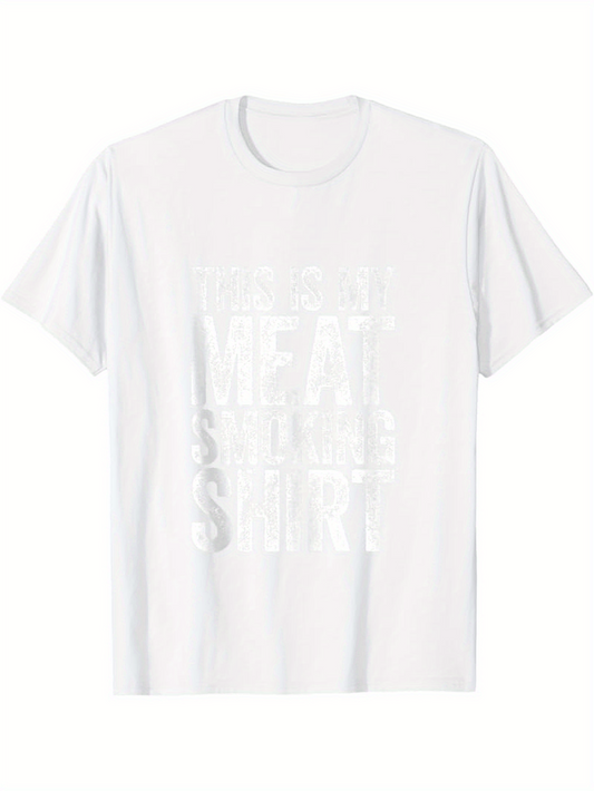 Men's Graphic T-Shirt Shining Letters Among Subtle Shadows On Soft Cotton Shirt