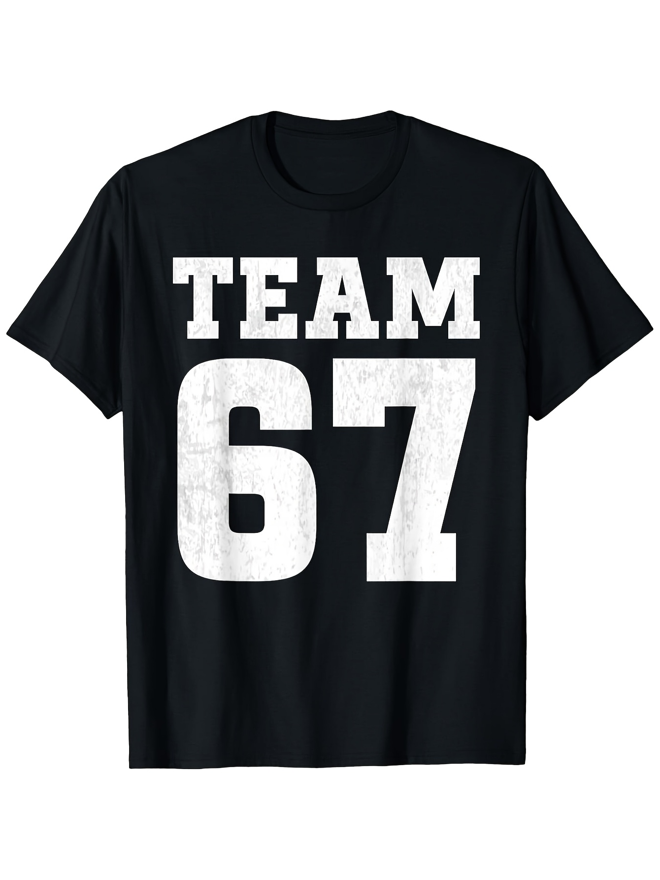 Men's Graphic T-Shirt Team Vintage Styled Bold Block Numbers T Shirt