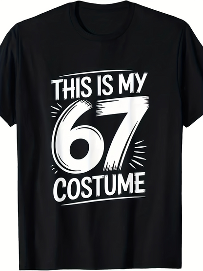 Men's Graphic T-Shirt This Is My Sixty Seven Birthday Graphic Costume