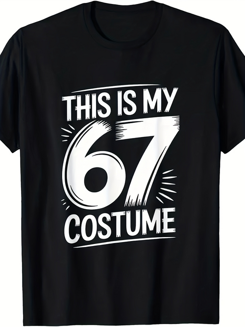 Men's Graphic T-Shirt This Is My Sixty Seven Birthday Graphic Costume