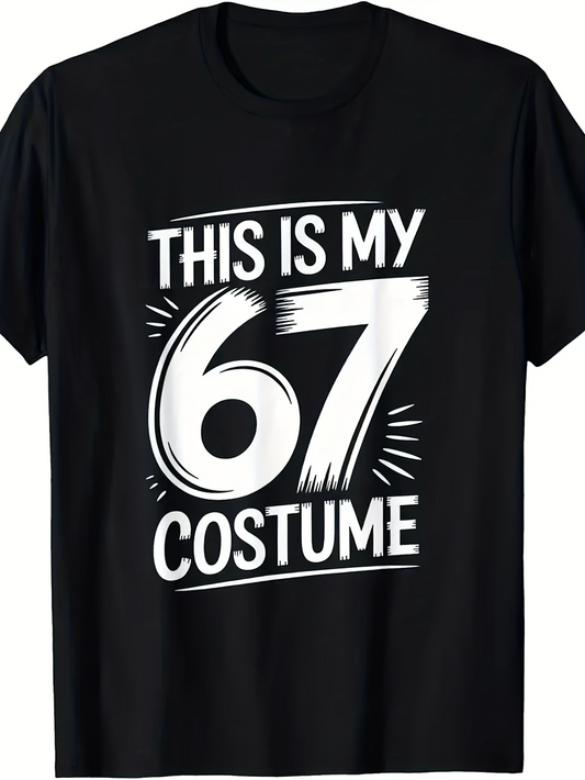 Men's Graphic T-Shirt This Is My Sixty Seven Birthday Graphic Costume
