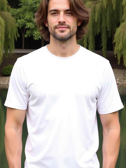 Men's Graphic T-Shirt Minimalist Plain Design