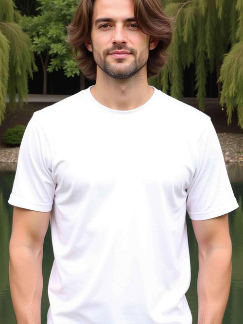 Men's Graphic T-Shirt Minimalist Plain Design
