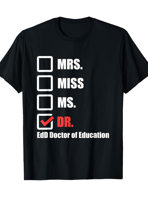 Men's Graphic T-Shirt Check Box Design With Bold Red And White Educational Doctor Text