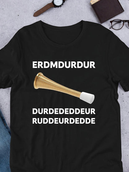 Men's Graphic T-Shirt Erdmdurdur Surreal Brass Horn With Minimalist Vector Illustration