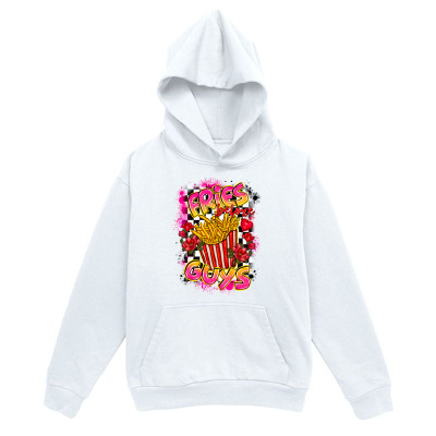 Men's Graphic Hoodie Colorful Popcorn Box With Flowers Among Radiant Blossoms