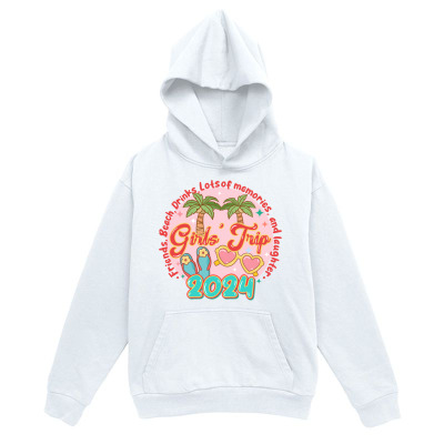 Men's Graphic Hoodie Girls Trip 2024 With Palms And Vibrant Vacation Summer Elements