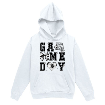 Men's Graphic Hoodie Game Day With Whistle Stadium Cheer Pom Ball Under Heart