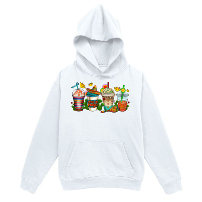 Men's Graphic Hoodie Sweet Summer Drinks With Colorful Fruits Strawberries And Refreshing Cups