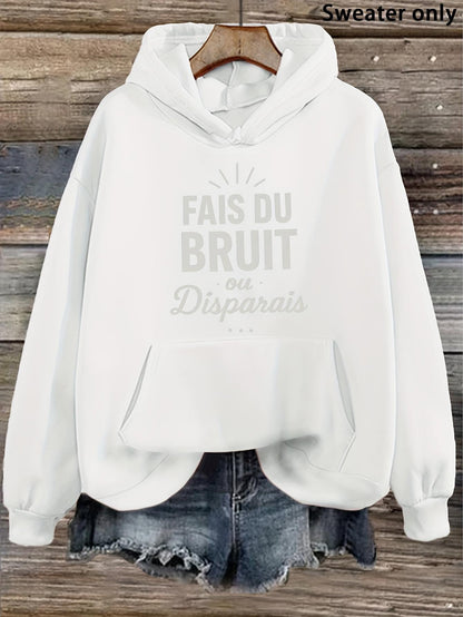 Women's Graphic Hoodie Letter Print