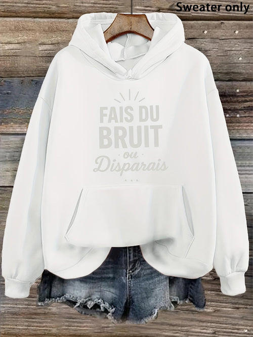 Women's Graphic Hoodie Letter Print