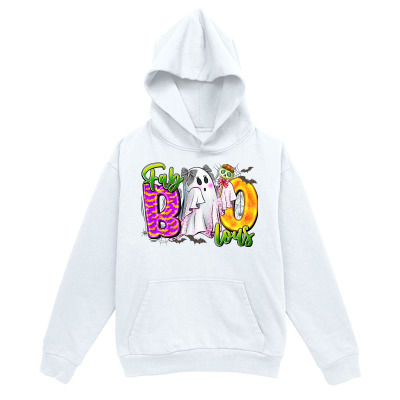 Men's Graphic Hoodie Colorful Halloween Pumpkins Ghost With Playful Face Under Moonlight