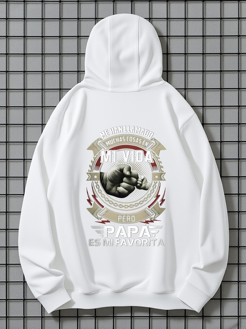 Men's Graphic Hoodie Gift for Fathers Day Print