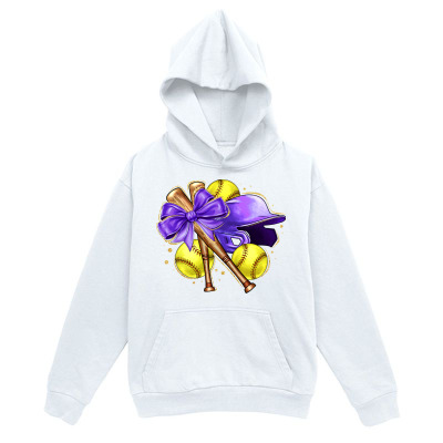 Men's Graphic Hoodie Golden Bells With Bright Purple Ribbon Surrounded By Festive Holiday Cheer Bow