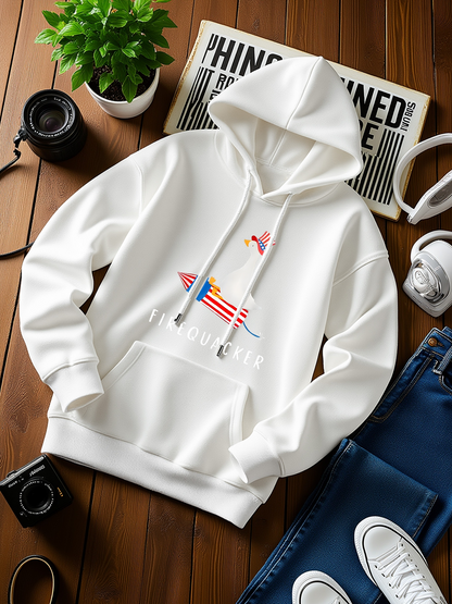 Men's Graphic Hoodie Colorful Sailboat Floating On Calm Blue Ocean Under Sunny Sky Sailboat