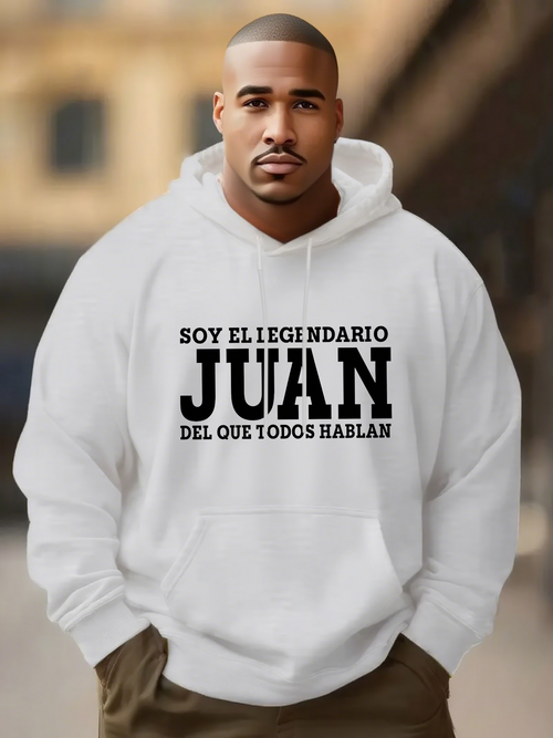 Men's Graphic Hoodie Legendary Juan Text