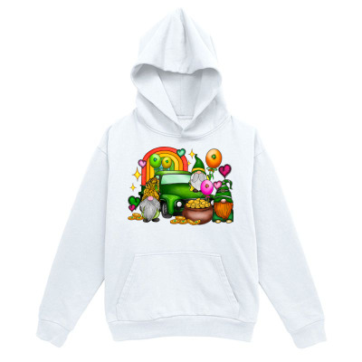 Men's Graphic Hoodie Sunny Garden Scene With Balloons Flowers And Picnic Table
