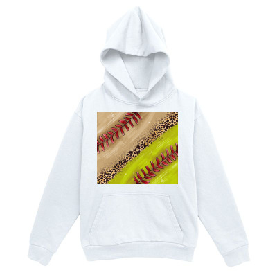 Men's Graphic Hoodie Dynamic Contrast Between Baseballs And Bright Lime Pattern Baseball