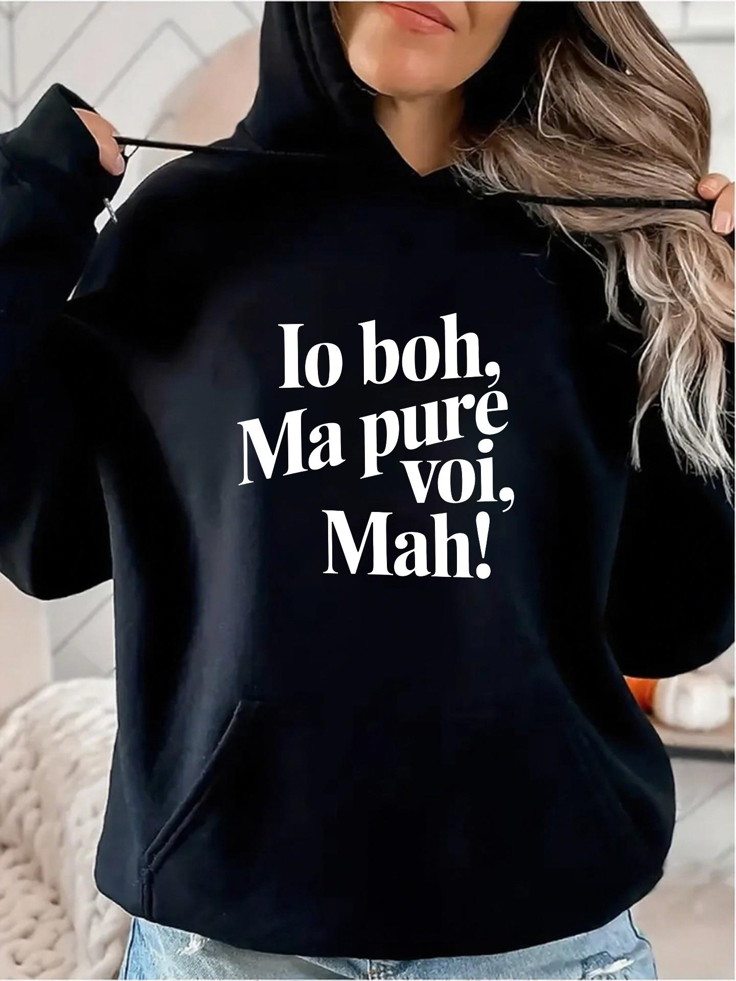 Women's Graphic Hoodie Drawing pattern