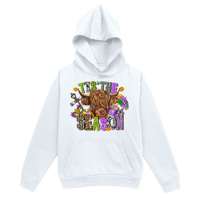 Men's Graphic Hoodie Taste The Season Whimsical Autumn Tree With Falling Colorful Leaves