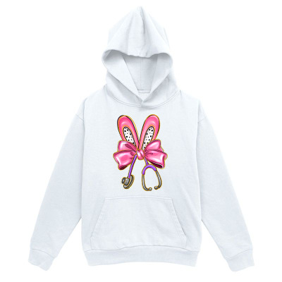 Men's Graphic Hoodie Pink Ribbons And Ballet Shoes With Playful Ribbon Details Ballet Shoes